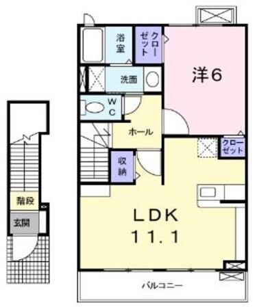 エミナンス南町の物件間取画像